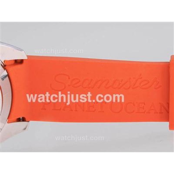 Omega Casino Royal 007 Planet Ocean With Orange Bezel-Same Structure As ETA Version-High Quality