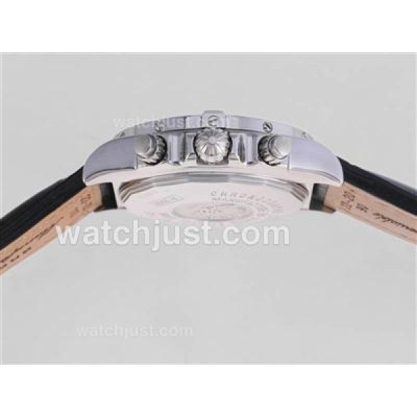 Breitling Chronomat Evolution V2 Swiss Valjoux 7750 Movement With Graphite Dial-Updated Version