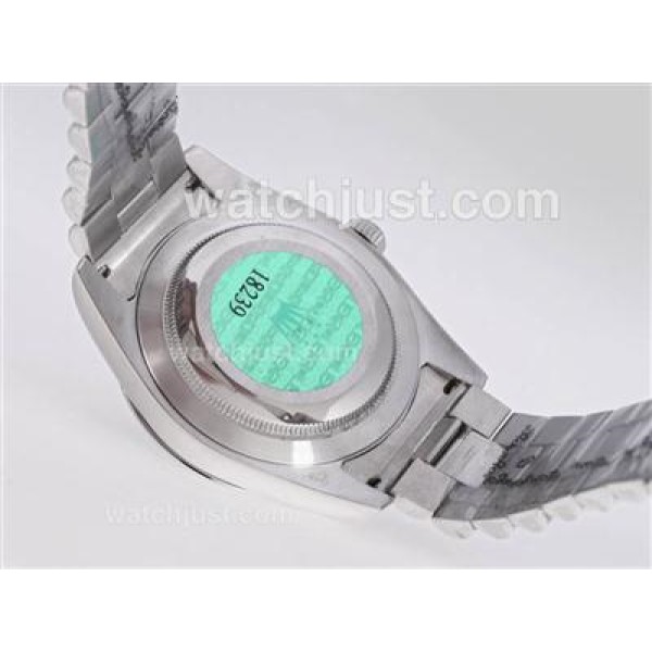 Best Quality 41 MM Rolex Day-Date II Fake Watches With White Dials For Sale