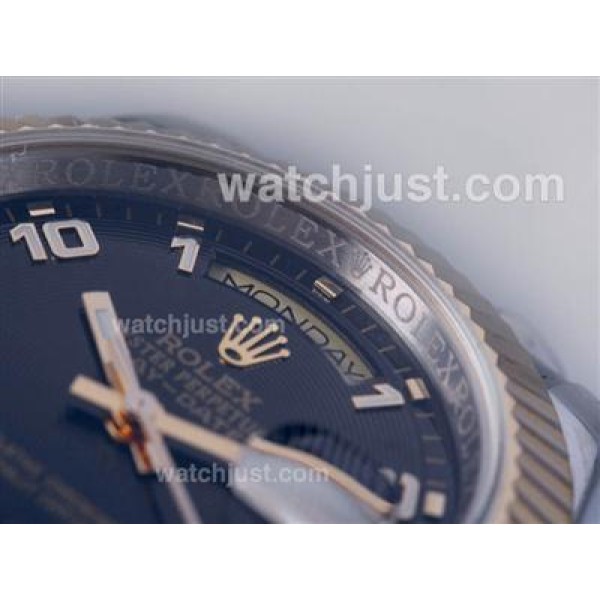 Best Quality 41 MM Rolex Day-Date II Replica Watches With Black Dials For Men
