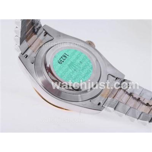 Best Quality 41 MM Rolex Day-Date II Replica Watches With Black Dials For Men