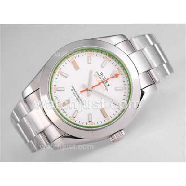 Best 1:1 Rolex Milgauss Fake Watches With White Dials For Sale Online