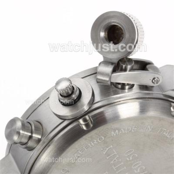 U-Boat FlightDeck 50mm Working Chronograph with White Marking-Updated Version