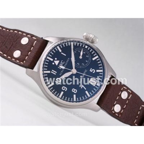 IWC Big Pilot 5002 Power Reserve 7 Days Automatic with Black Dial-21,600bph