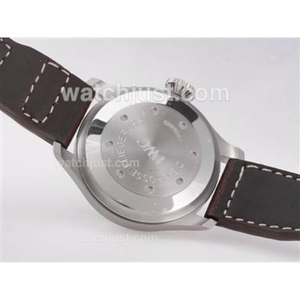 IWC Big Pilot 5002 Power Reserve 7 Days Automatic with Black Dial-21,600bph