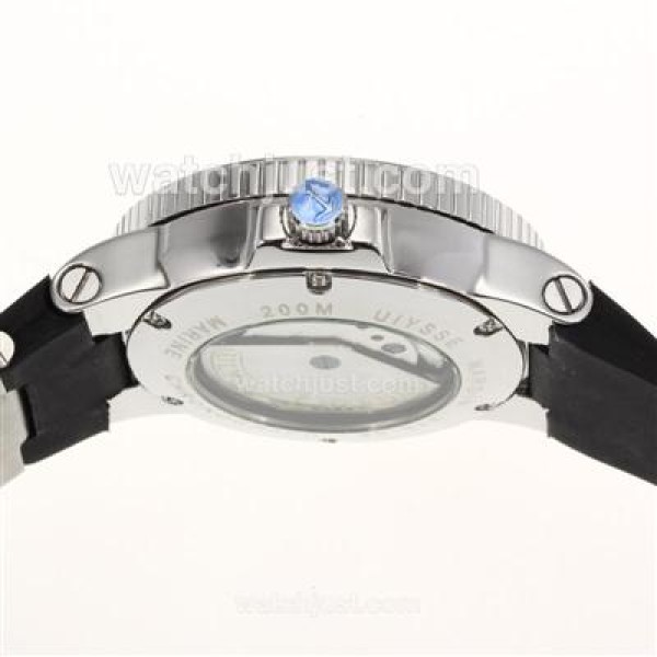 Ulysse Nardin Lelocle Suisse Automatic with Black Dial-Roman Marking