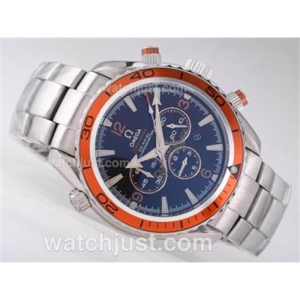 Omega Seamaster Planet Ocean 007 Quantum Of Solace Edition Working Chrono-Same Structure As 7750 Version-High Quality