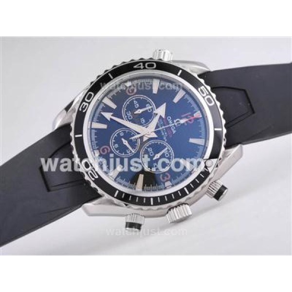 Omega Seamaster Planet Ocean 007 Quantum Of Solace Edition Working Chrono-Same Structure As ETA Version-Rubber Strap