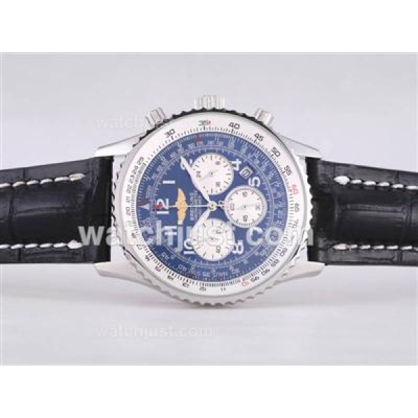 Breitling Navitimer Working Chronograph with Blue Dial-Number Marking