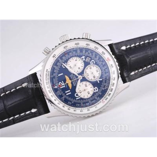 Breitling Navitimer Working Chronograph with Blue Dial-Number Marking
