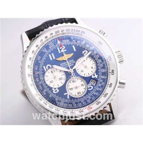 Breitling Navitimer Working Chronograph with Blue Dial-Number Marking