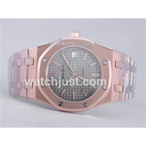 Audemars Piguet Royal Oak Jumbo Swiss ETA 2824 Movement Full Rose Gold-39mm Version