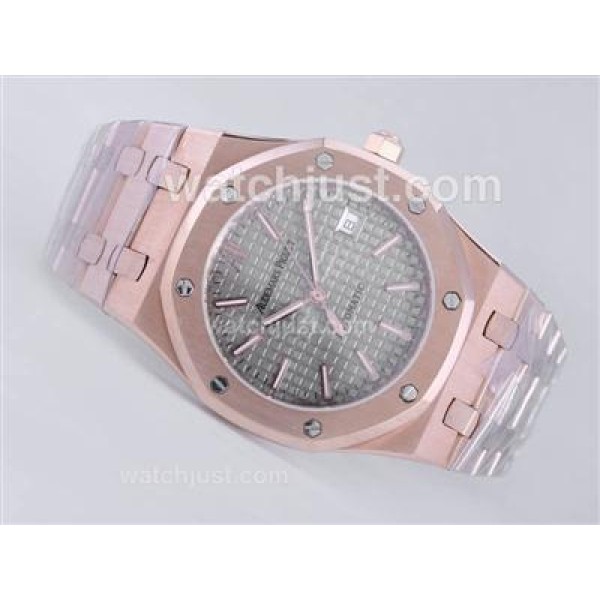 Audemars Piguet Royal Oak Jumbo Swiss ETA 2824 Movement Full Rose Gold-39mm Version