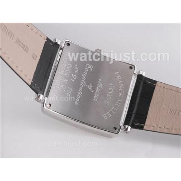 Franck Muller Master Square with White Dial-Colorful Roman Marking-42MM