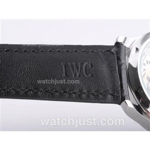 IWC Portuguese Automatic with Black Dial and Strap