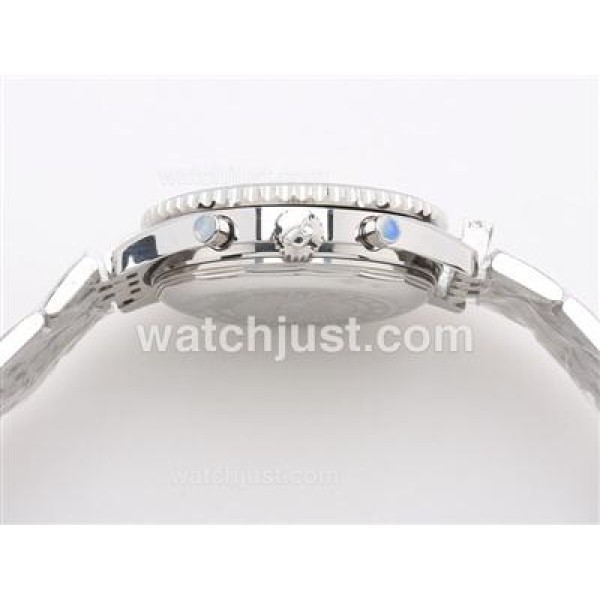 Breitling Navitimer Working Chronograph with White Dial-Stick Marking