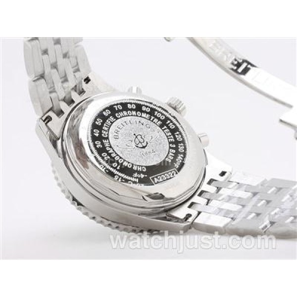 Breitling Navitimer Working Chronograph with White Dial-Stick Marking