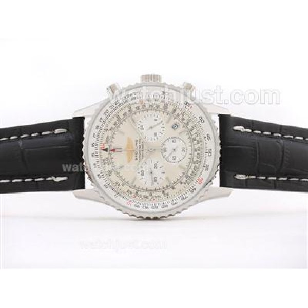 Breitling Navitimer Working Chronograph with White Dial - Stick Marking
