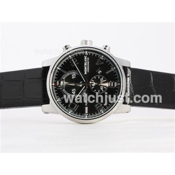 Montblanc Flyback Working Chronograph Black Dial-New Version