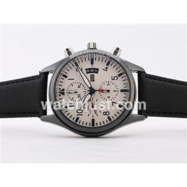 IWC 3789 Top Gun Pilot Chrono Swiss Valjoux 7750 Movement-Full Ceramic Case