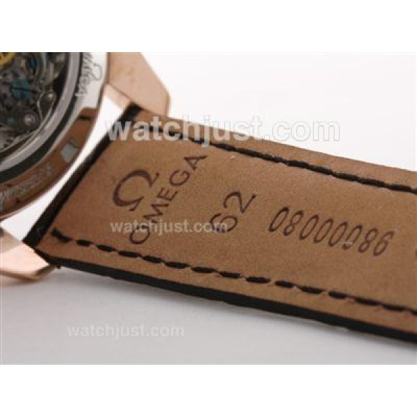 Omega Speedmaster 50th Anniversary Chronograph Lemania Movement -Rose Gold Case