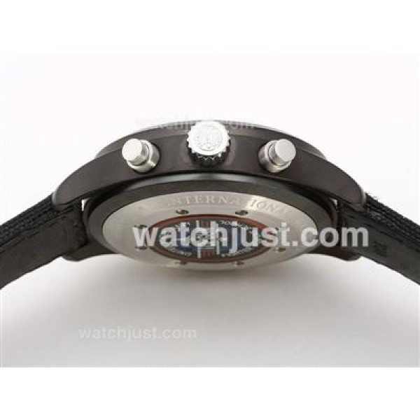 IWC 3789 Top Gun Pilot Working Chrono PVD Case-Same Chassis As 7750 Version-High Quality