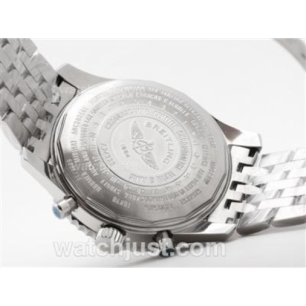 Breitling Navitimer World Working Chronograph With White Dial