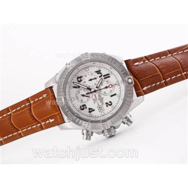 Breitling Skyland Avenger Working Chronograph with White Dial