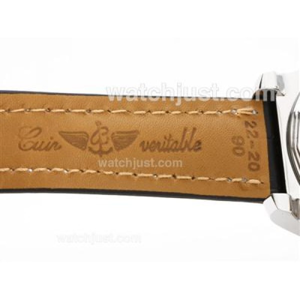 Breitling Super Avenger Working Chronograph with White Dial-Stick Marking