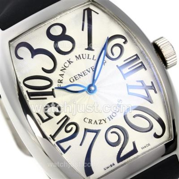 Franck Muller Crazy Hours Automatic with White Dial-Jumbo Version