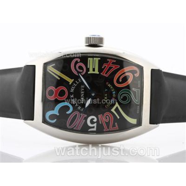 Frank Muller Crazy Color Dreams Automatic with Rubber Strap-Jumbo Version