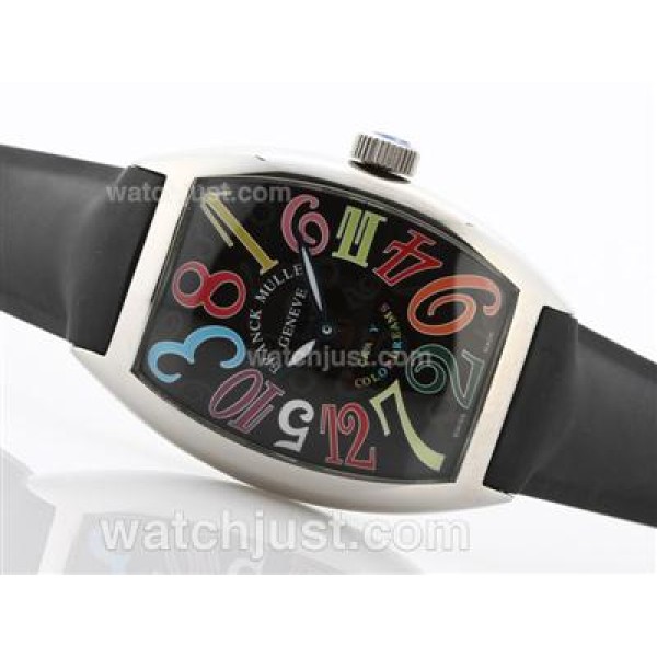 Frank Muller Crazy Color Dreams Automatic with Rubber Strap-Jumbo Version
