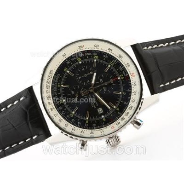 Breitling Navitimer World Working Chronograph with Black Dial