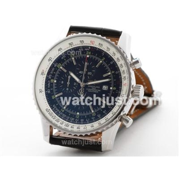 Breitling Navitimer World Working Chronograph with Black Dial