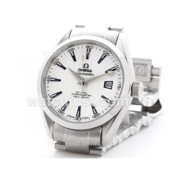 Omega Seamaster Aqua Terra Co-Axial With Blue Markers-Same Structure As ETA Version-High Quality