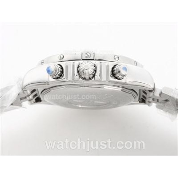 Breitling Chronomat Evolution Automatic With Black Dial-Stick Marking S/S