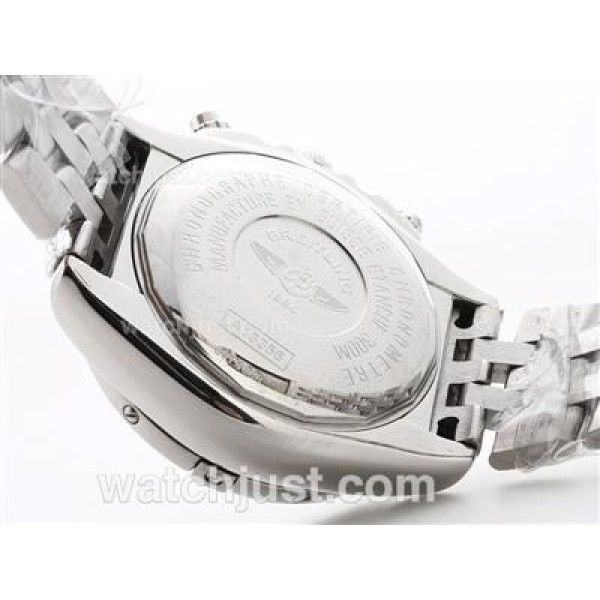 Breitling Chronomat Evolution Automatic With Black Dial-Stick Marking S/S