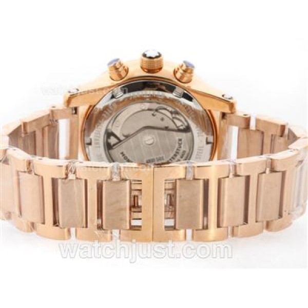 Montblanc Flyback Automatic Full Rose Gold with White Dial