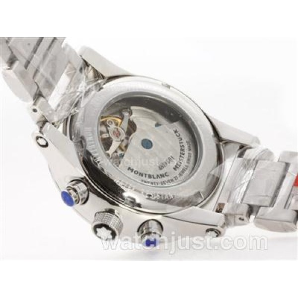 Montblanc Flyback Automatic with White Dial S/S