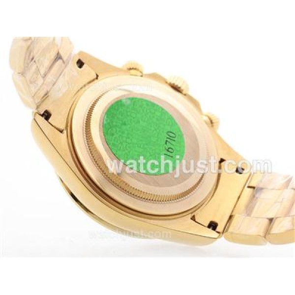 UK 40 MM Perfect Rolex Daytona 116508 White Dials Men Replica Watches 