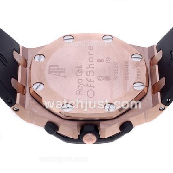 UK Swiss Made Replica Audemars Piguet Royal Oak Offshore Chrono Swiss Valjoux 7750 Movement Rose Gold Case-Sec@12