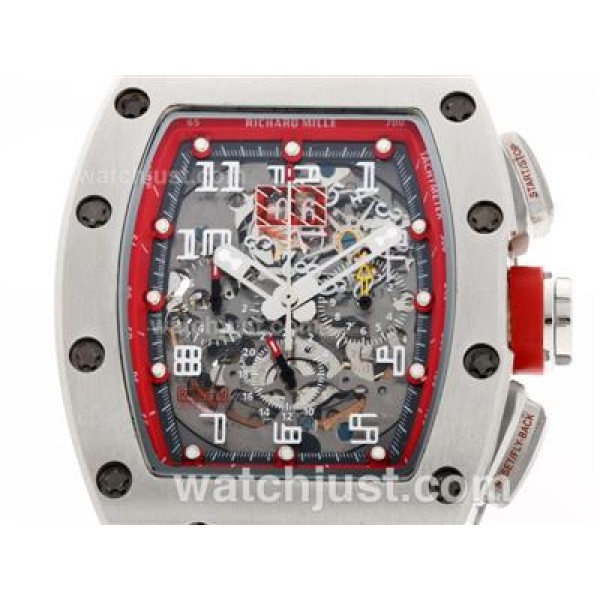 Richard Mille RM005 Automatic with Skeleton Dial-Red Marking