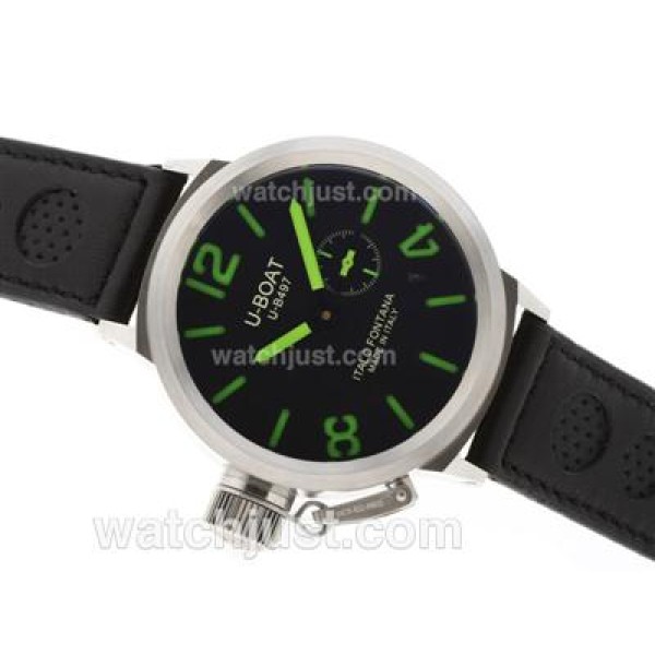U-Boat Italo Fontana U-B497 Automatic with Black Dial-Green Markers
