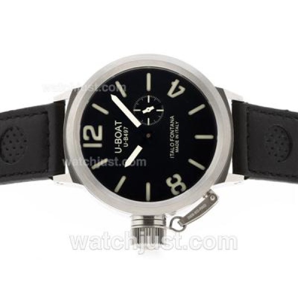 U-Boat Italo Fontana U-B497 Automatic with Black Dial-White Markers