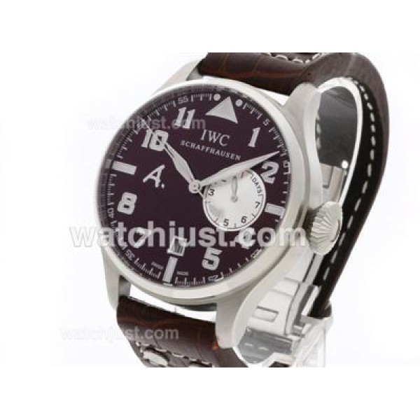 IWC Big Pilot Working Power Reserve with Brown Dial and Strap-Antoine St Exupery Limited Edition