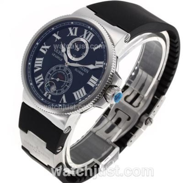 Ulysse Nardin Lelocle Suisse Working Power Reserve Automatic with Black Dial-Roman Markers