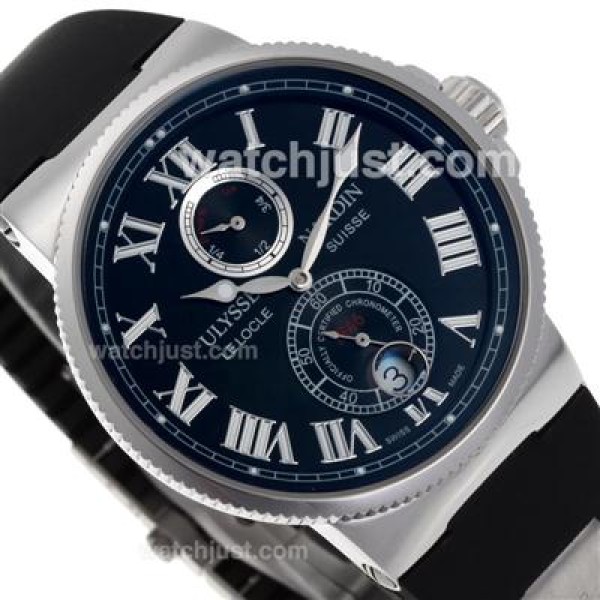 Ulysse Nardin Lelocle Suisse Working Power Reserve Automatic with Black Dial-Roman Markers