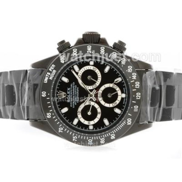 Best Quality Rolex Daytona Pro Hunter Replica Watches With Black Dials For Sale