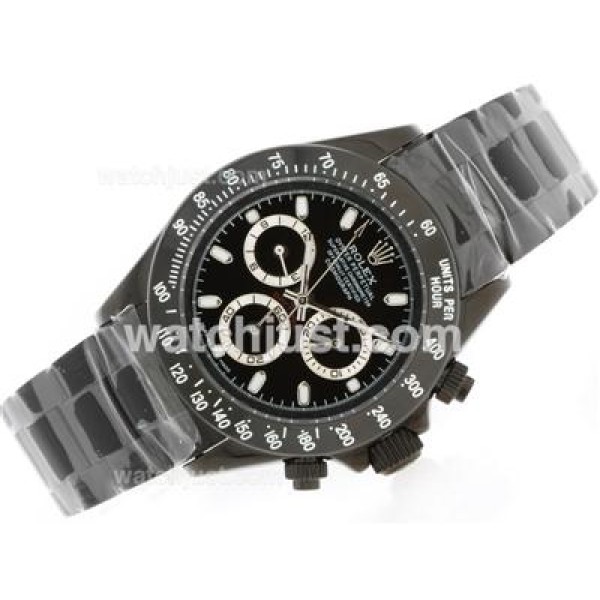 Best Quality Rolex Daytona Pro Hunter Replica Watches With Black Dials For Sale