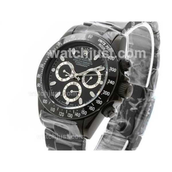 Best Quality Rolex Daytona Pro Hunter Replica Watches With Black Dials For Sale